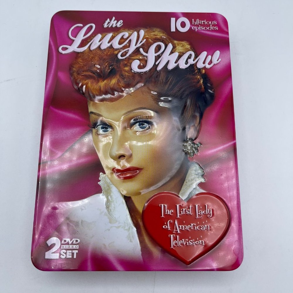 The Lucy Show, Lucille Ball 2 DVD Set Comedy 10 Episodes Collectible Tin, 2009
